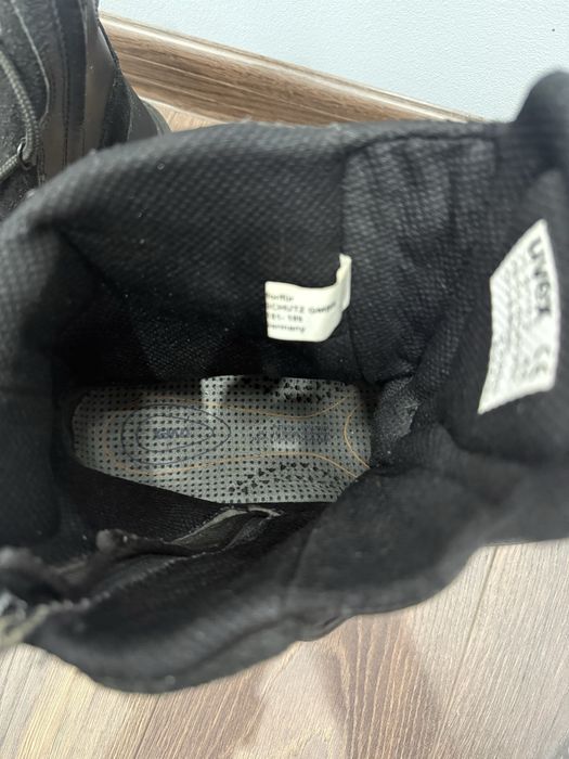 Високи кожени работни обувки Uvex 43