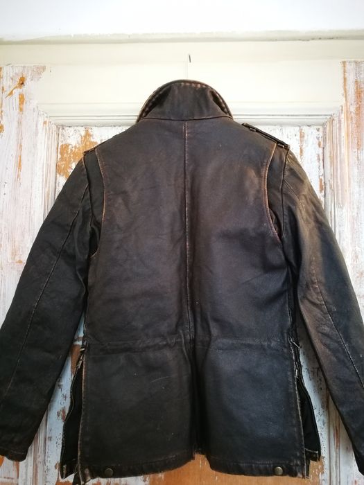 Кожена дамска зимна шуба