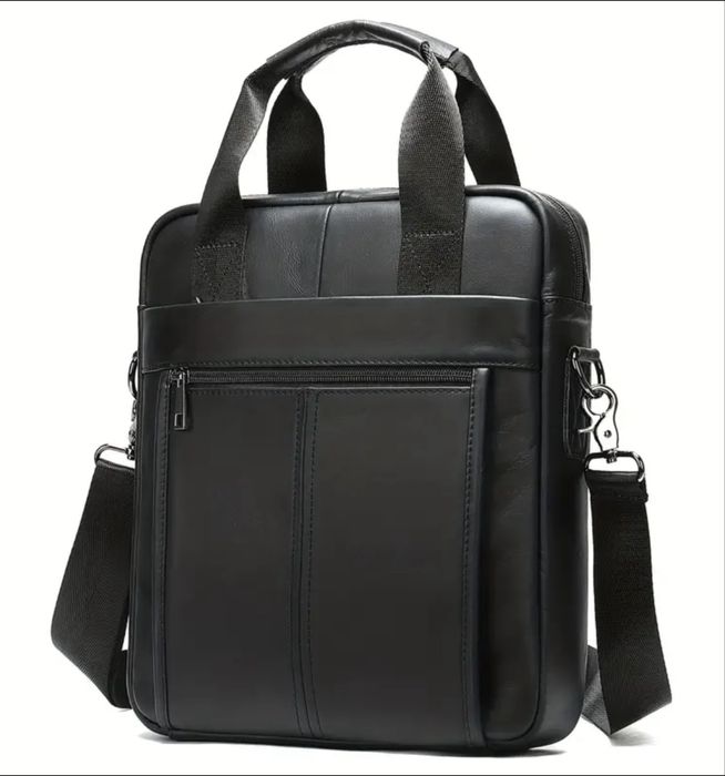 Мъжка кожена чанта за през рамо /Модерен кросбоди кежуал -10% Промоция