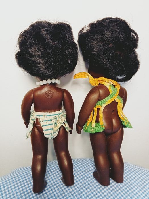 Păpușă Aradeanca Zumbi (negresa) ,vechi de colecție,Perioada Comunist