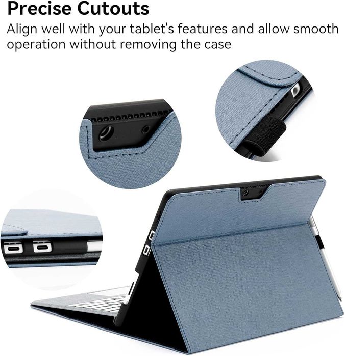 Husă Omnpak Microsoft Surface Pro 8,13 inch,protecție slim,multi-unghi