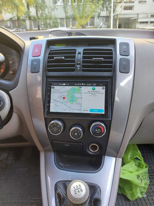 Navigatie Android Hyundai Tucson Waze YouTube WiFi casetofon