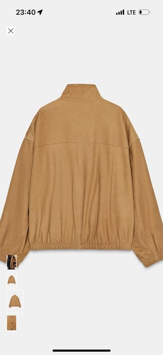 100% кожено бомбър яке ZW Collection – размер S, лимитирано