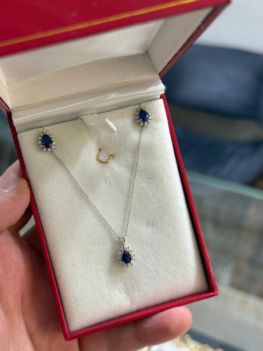 Set diamante si safire