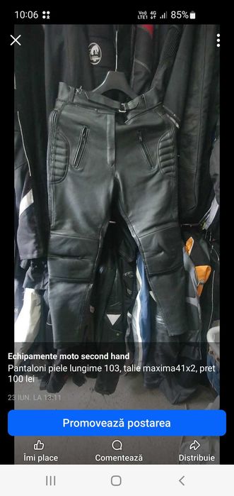 Blugi moto, cu protectii