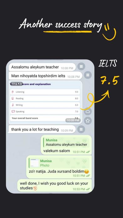 Ingliz tili oʻqituvchi, online | IELTS | CEFR | Speaking