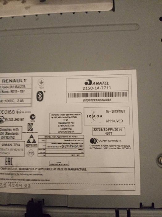 Radio mp3 bluetooth usb player dacia Logan Duster Sandero Logdgy