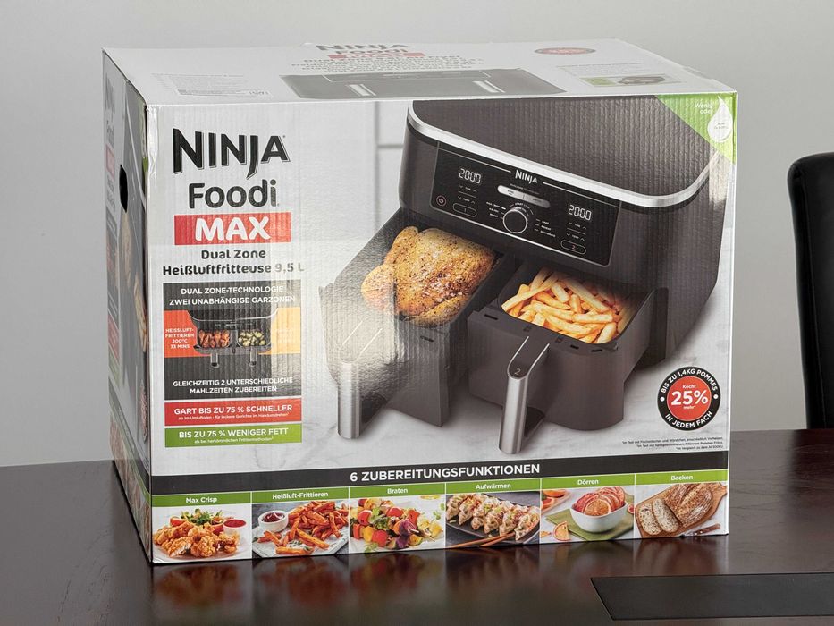 [ НОВ > Ninja AF400EU Airfryer / еър фрайър Фритюрник с горещ въздух