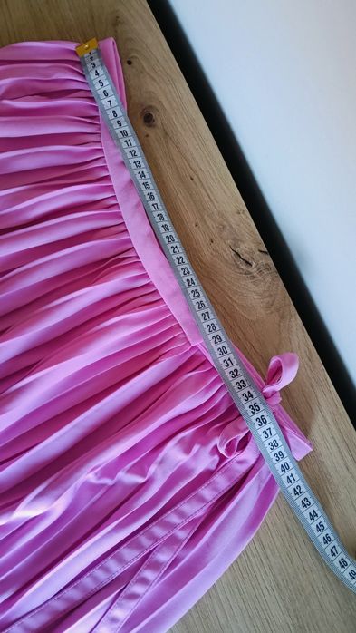 Fustă roz baby plisată OVS – talie elastică, midi M/L