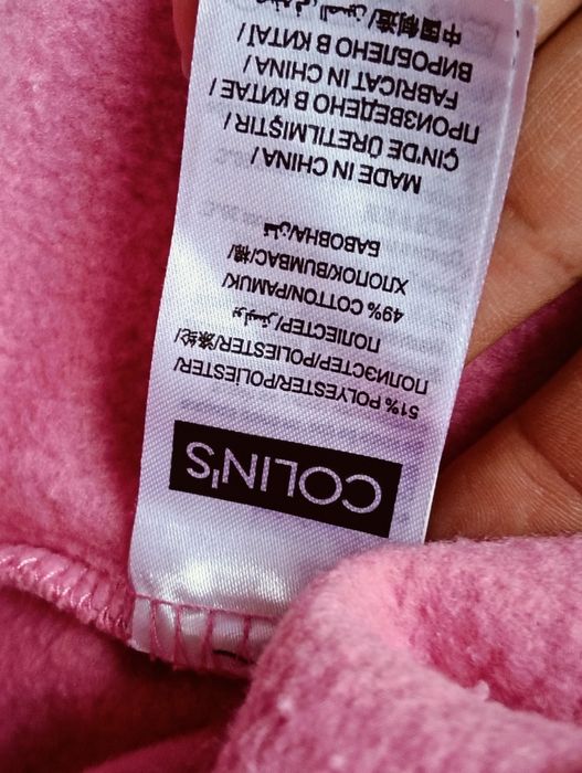 Hanorac lung roz Colin's S