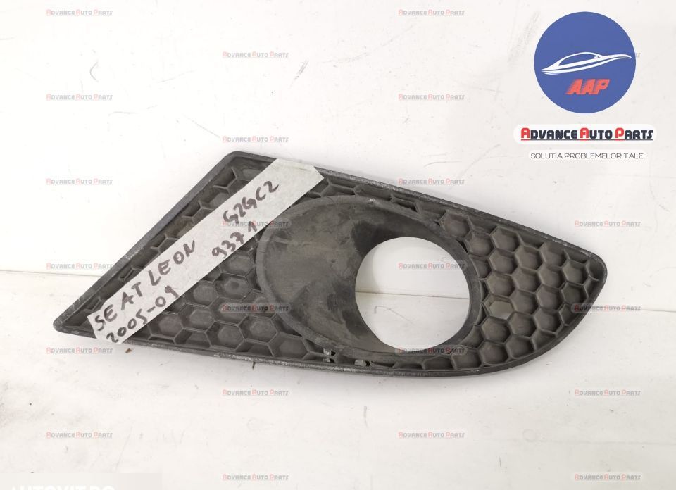 Ляв оригинален прожекторен грил в добро състояние Сеат Леон 2 1P [ - ]