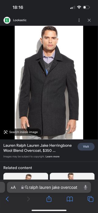 Мъжко палто Ralph Lauren