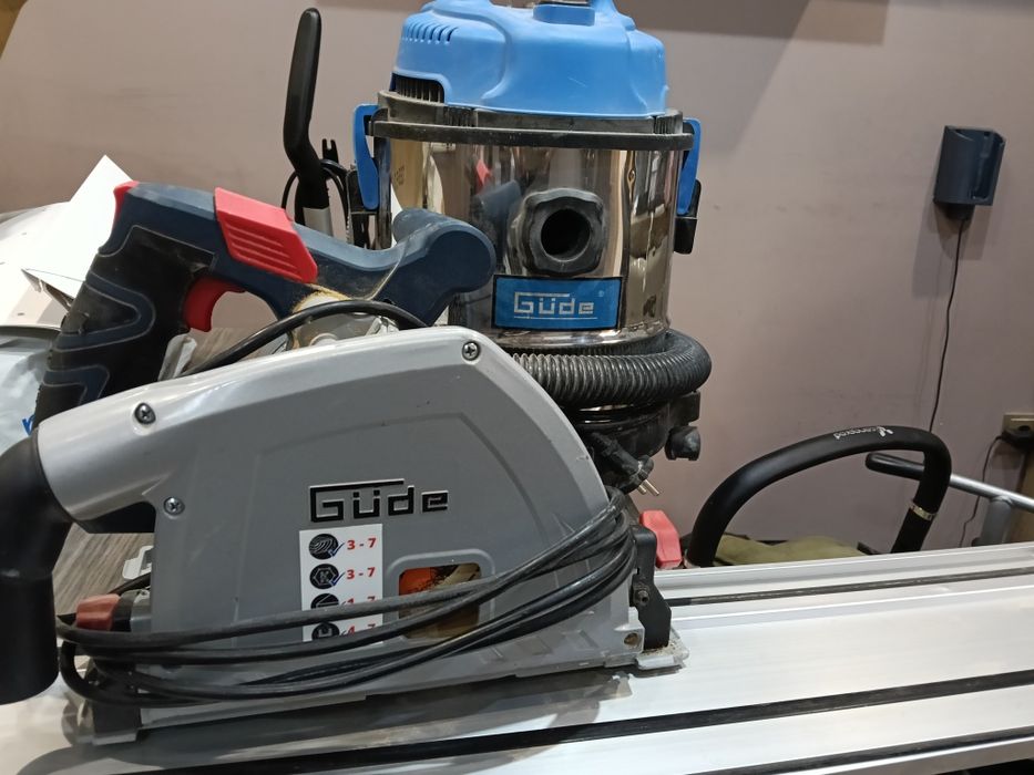 Циркуляр потапящ и прахосмукачка GUDE