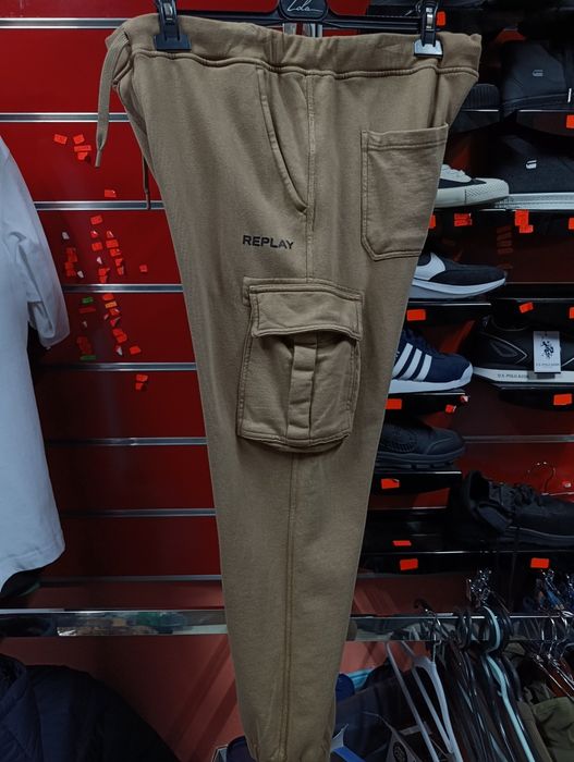 Оригинално долнище Replay L , XL , XXL ново мъжко памучно анцуг реплей