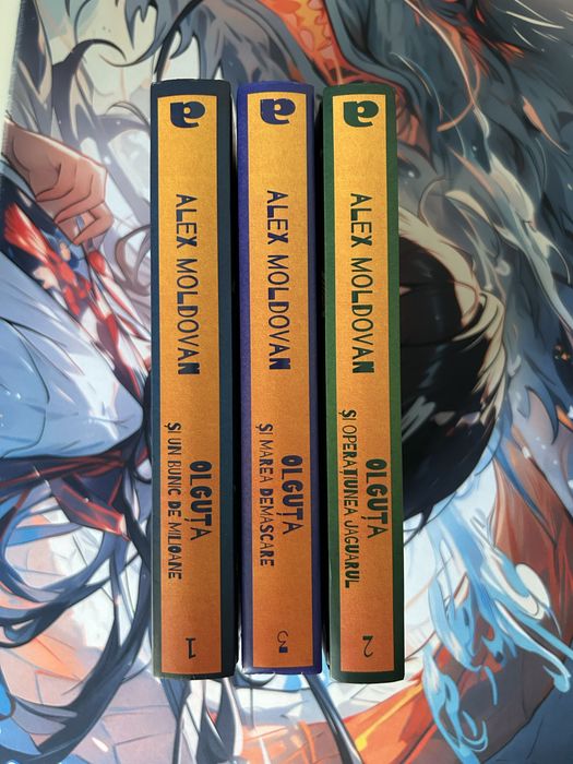 Set 3 carti Olguta de Alex Moldovan, editura Arthur (necitite) + Matilda de Roald Dahl bonus
