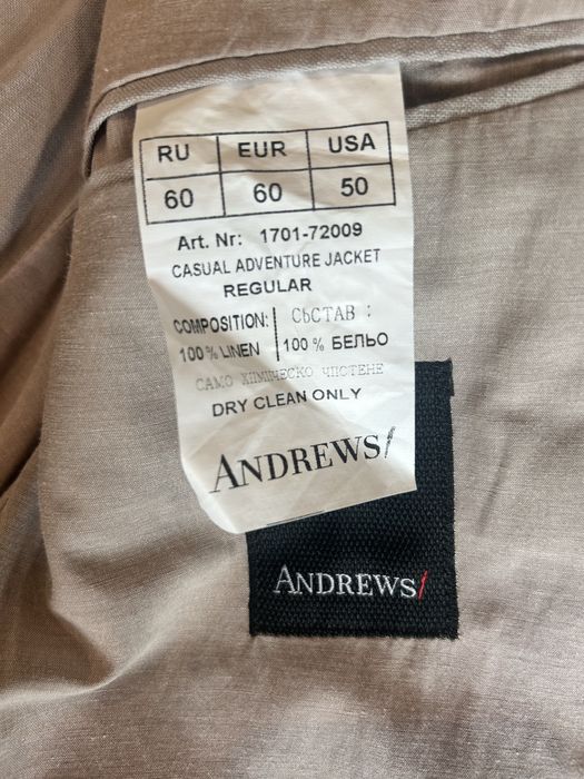 Мъжко  ленено сако Andrews