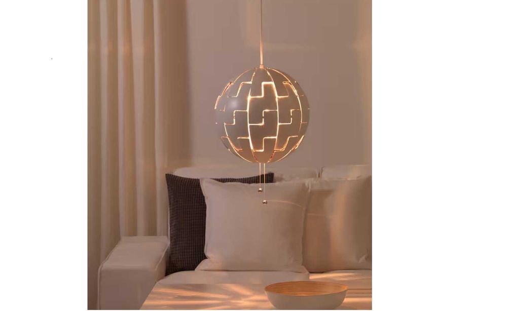 Lustra IKEA in forma de glob ALBA, extensibila