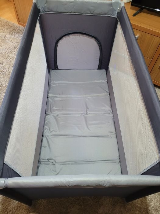 Pat pliabil de voiaj Moolino + saltea din spumă