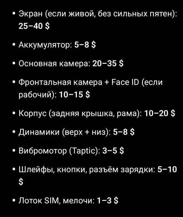 Айфон 11 на 128 Гб на запчасти