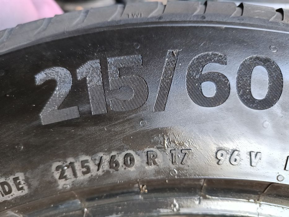 Летни гуми -2021г.-17цола-215/60-1бр.-85лв."CONTINENTAL"