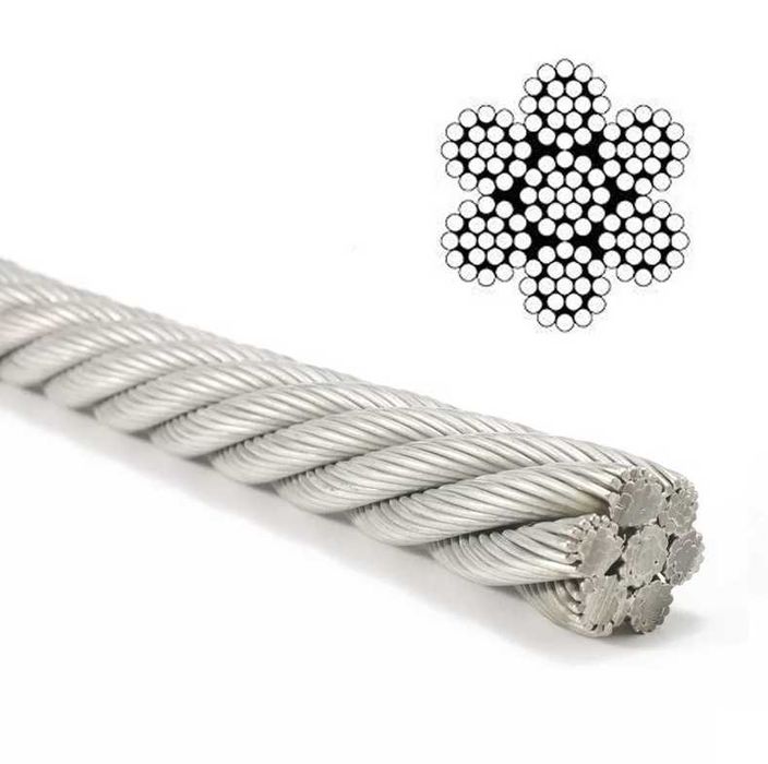 Крановой канат ГОСТ 3069–80 оцинкованный, D=3.3 мм