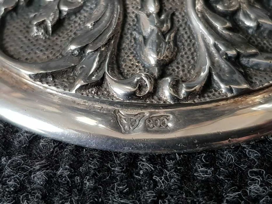 КРАСИВИ Чаши сребърни с позлата за вино и шампанско 19 век