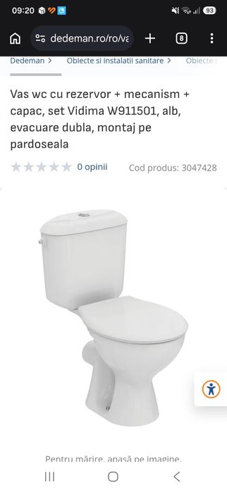 Cada baie si vas wc