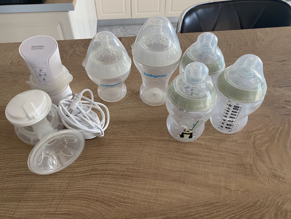 Pompa se san si biberoane panda si babyono