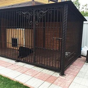 Вольер с зимником для собак и кошек