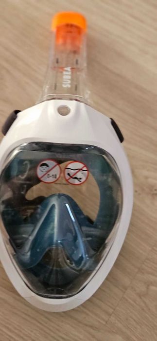 Маска за гмуркане/плуване с шнорхел S-M