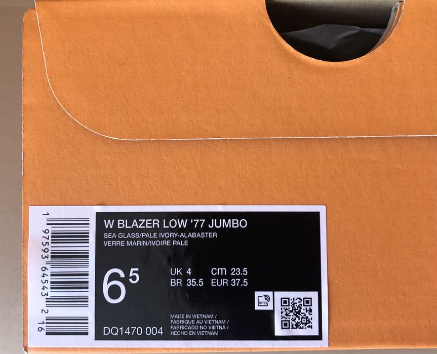 Nike Blazer Low '77 Jumbo ОРИГИНАЛНИ дамски маратонки - 37,5/23,5см