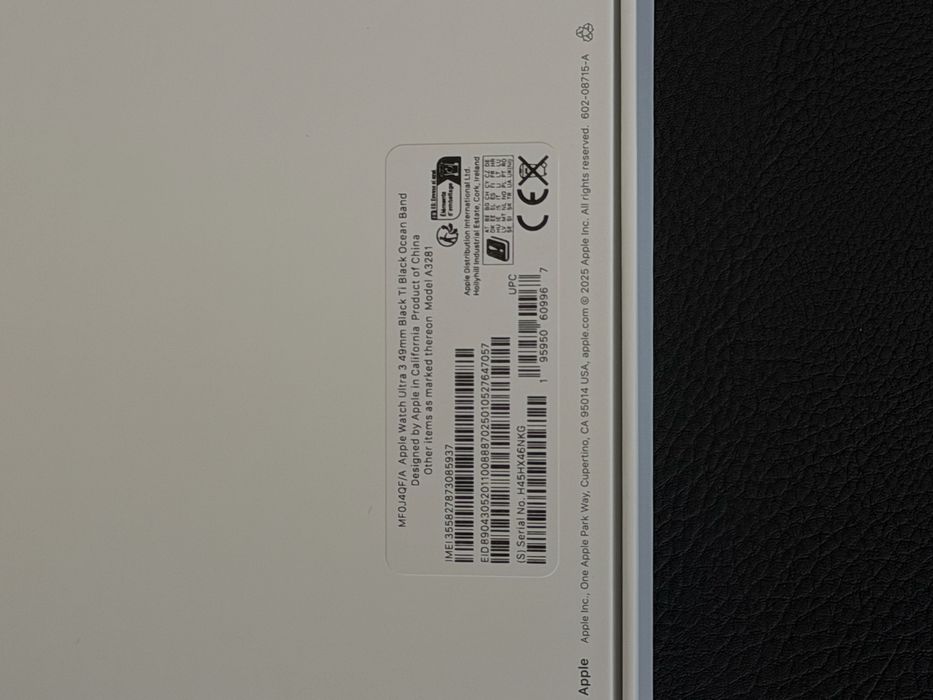 Чисто нов Apple Watch ULTRA 3 49mm