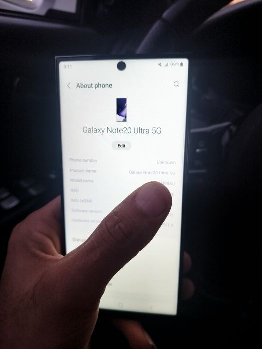 Samsung not20 ultra 5g