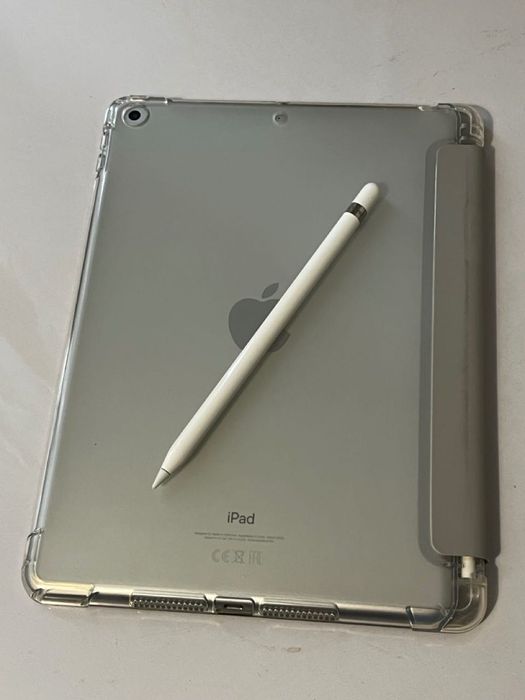 iPad 9 + Pencil + чехол. В идеальном состоянии