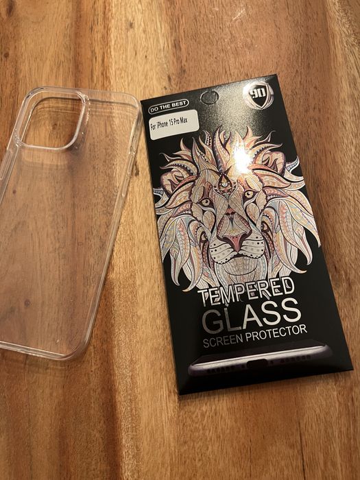 Folie sticla + husa iphone 15 pro max