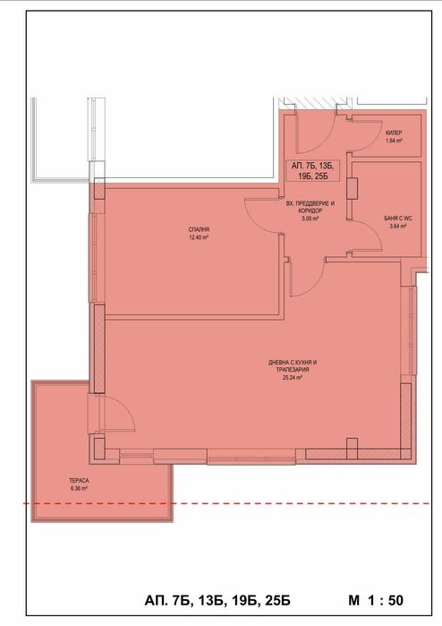 Продава се Двустаен апартамент в Търговище, Запад 2 - 81 кв.м за 769 €/кв.м - Снимка #2