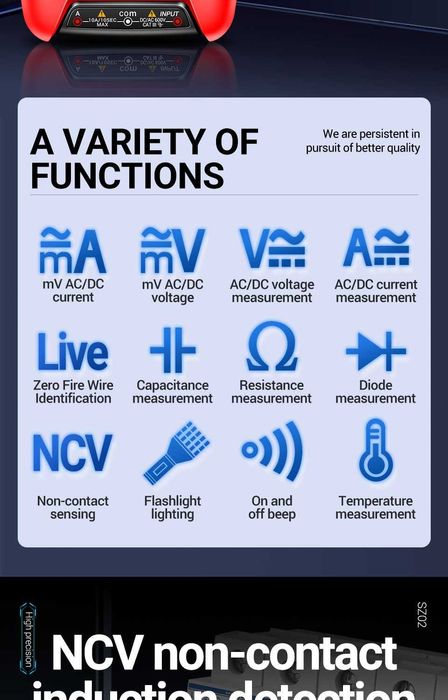 Джобен мултицет ANENG SZ02