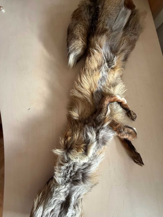 Яка шал лисица естествена кожа