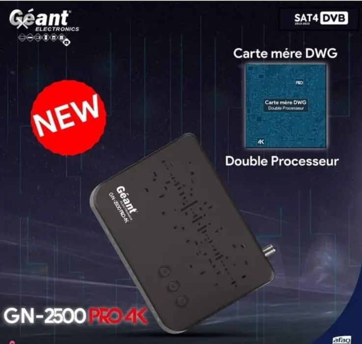 Decodor satelit Geant 2500 Pro 4k
