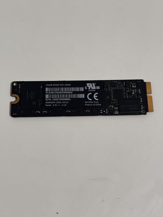 Hdd Ssd 256Gb sandisk apple macbook pro