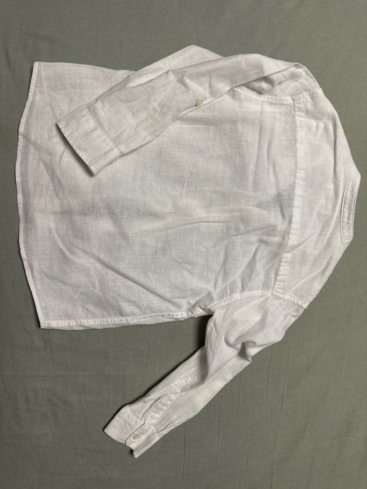 Cămașa albă pentru băieți, guler tunica, 6 ani, Mango