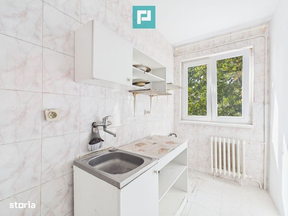 Apartament cu 2 camere, 39 mp, semicentral