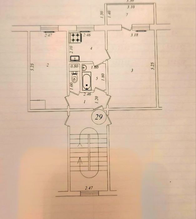Фархадский 3х комнатная 50м2 ‼️ метро Чиланзар