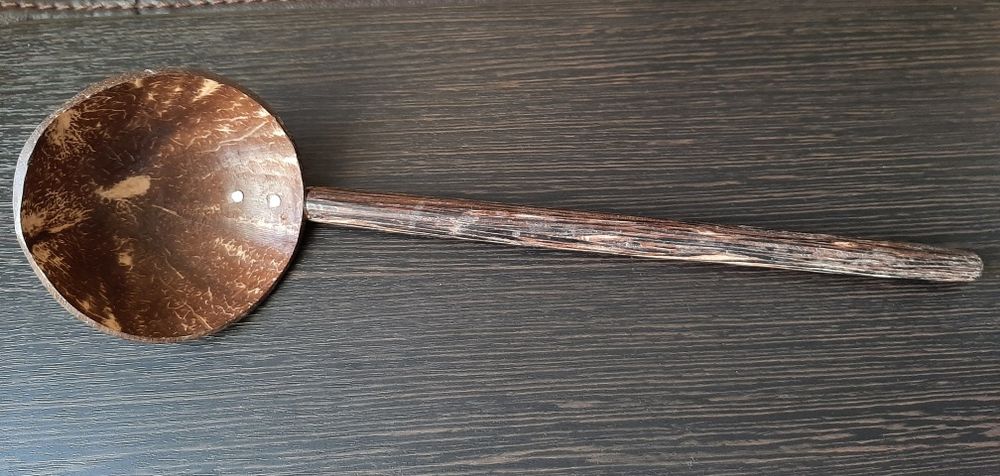 Ложка из кокоса!