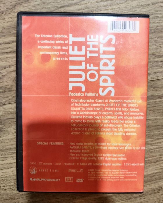 DVD film Juliet of the Spirits de Federico Fellini – 2 discuri, colecț