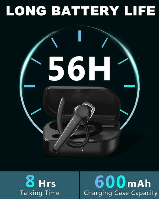 Casca bluetooth/wireless cu anularea zgomotului compatibila Android/iO