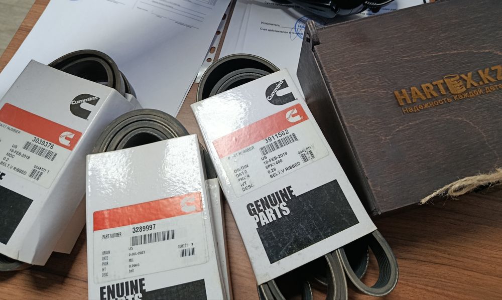 Ремни на ДГУ Cummins! Оригинал!