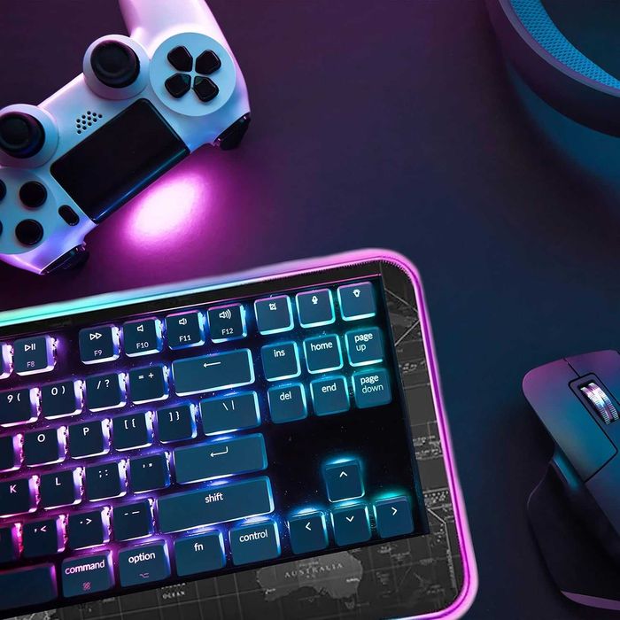 Mousepad gaming LED XXL 7 culori RGB 4 moduri de iluminare USB 90x40cm