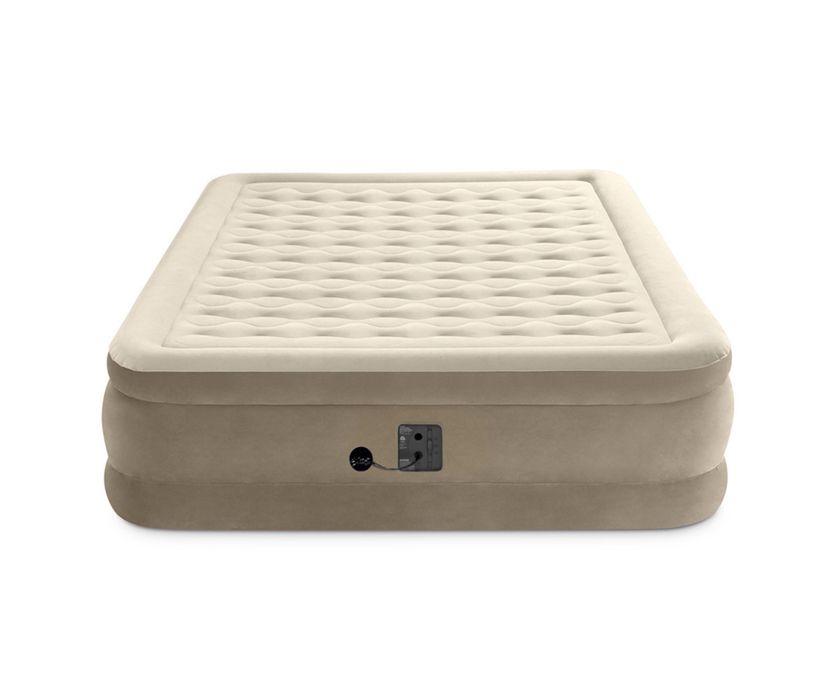 Надуваем матрак с вградена помпа INTEX Ultra Plush, 152 х 203 х 46 см