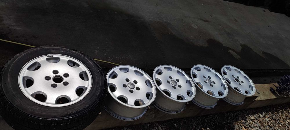 Алумивиеви оригинални джанти AUDI 15 цола 5x112 6J ET45 57.1  - 5броя